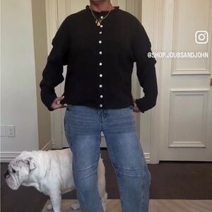 Things Between Dark Brown Piper Cardigan